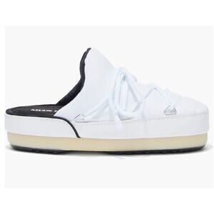 Moon Boot Full Moon Mule in White, Women Size 41/42 (9.5/10)